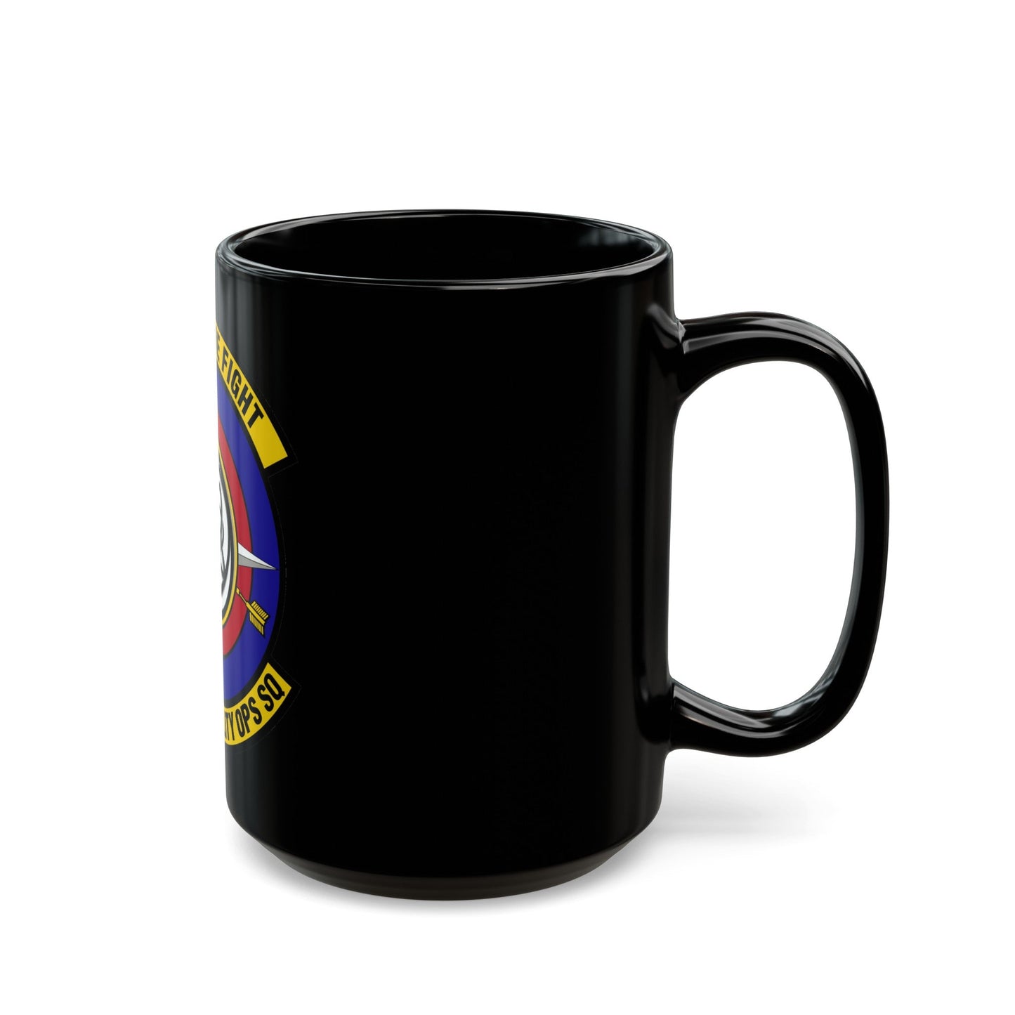 321 Air Mobility Operations Squadron (U.S. Air Force) Black Coffee Mug-The Sticker Space