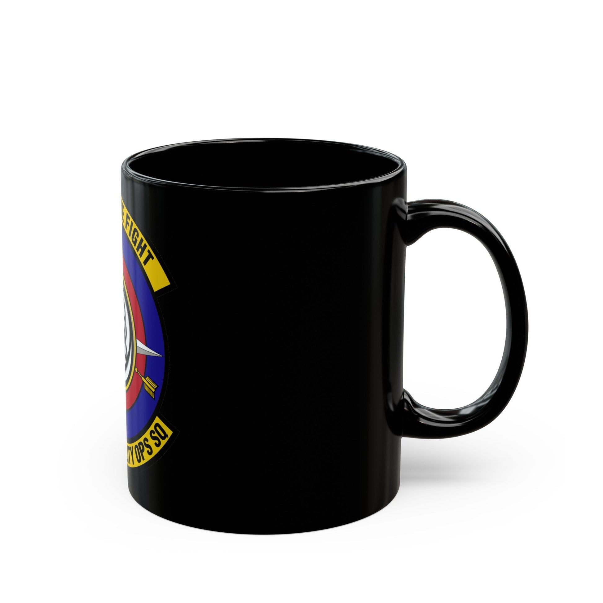 321 Air Mobility Operations Squadron (U.S. Air Force) Black Coffee Mug-The Sticker Space