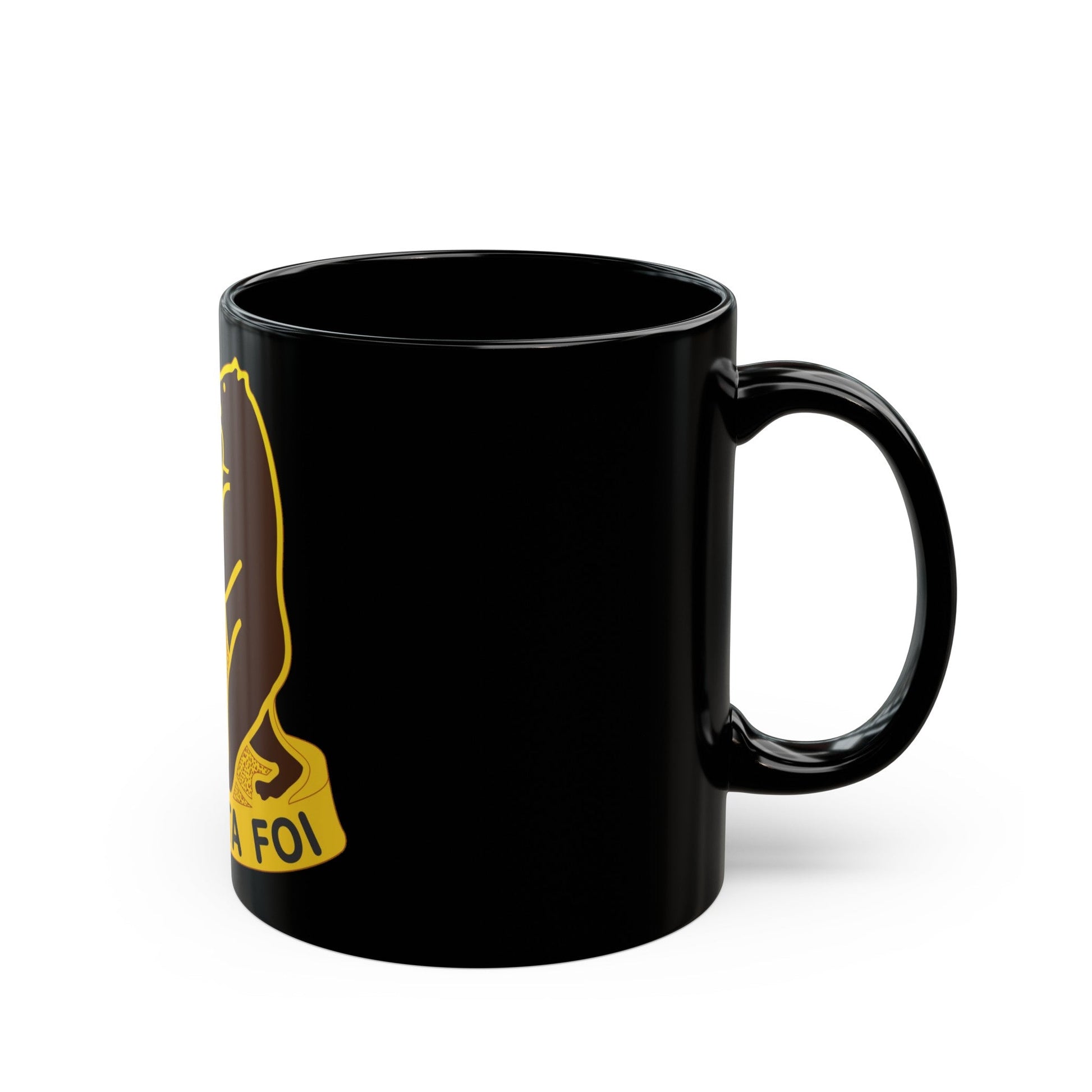 321 Cavalry Regiment (U.S. Army) Black Coffee Mug-The Sticker Space