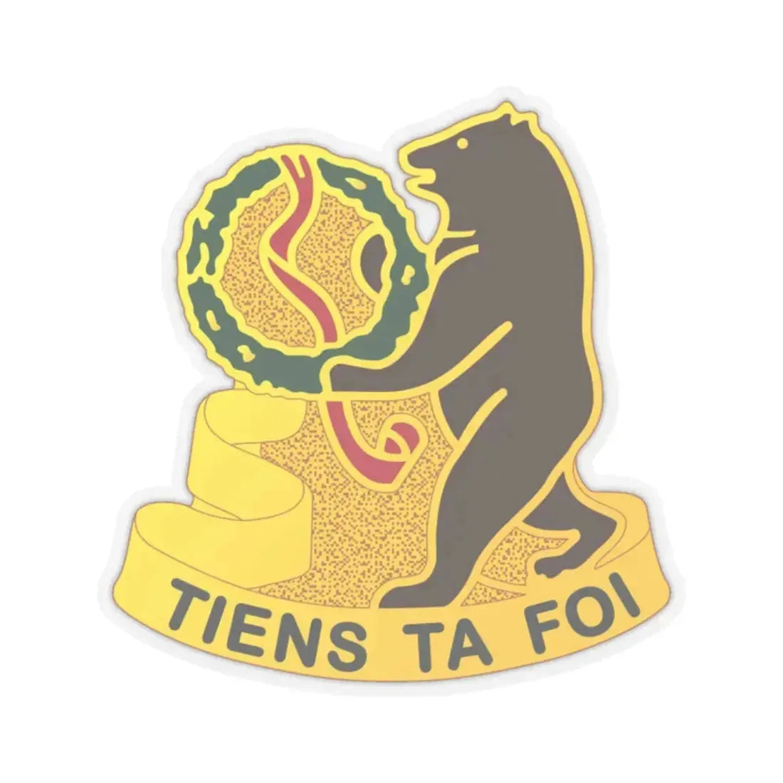 321 Cavalry Regiment (U.S. Army) STICKER Vinyl Kiss-Cut Decal 2 Inch Transparent - The Sticker Space