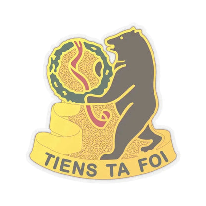 321 Cavalry Regiment (U.S. Army) STICKER Vinyl Kiss-Cut Decal 4 Inch Transparent - The Sticker Space