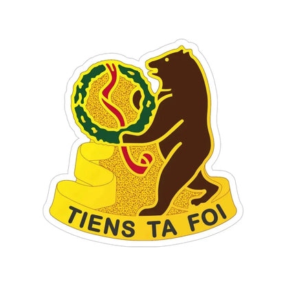 321 Cavalry Regiment (U.S. Army) Transparent STICKER Die-Cut Vinyl Decal - The Sticker Space