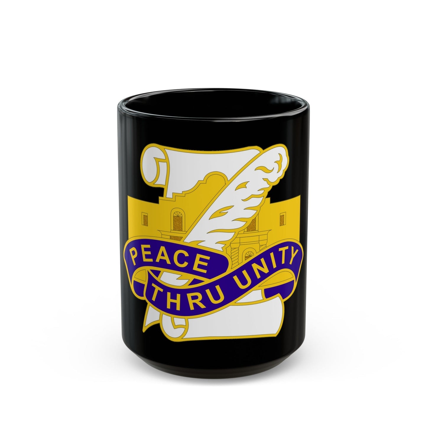 321 Civil Affairs Brigade 2 (U.S. Army) Black Coffee Mug-15oz-The Sticker Space