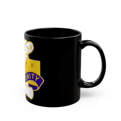 321 Civil Affairs Brigade 2 (U.S. Army) Black Coffee Mug-The Sticker Space