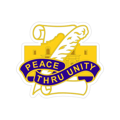 321 Civil Affairs Brigade 2 (U.S. Army) Transparent STICKER Die-Cut Vinyl Decal - The Sticker Space