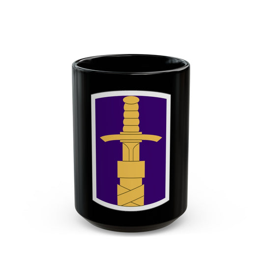 321 Civil Affairs Brigade (U.S. Army) Black Coffee Mug-15oz-The Sticker Space