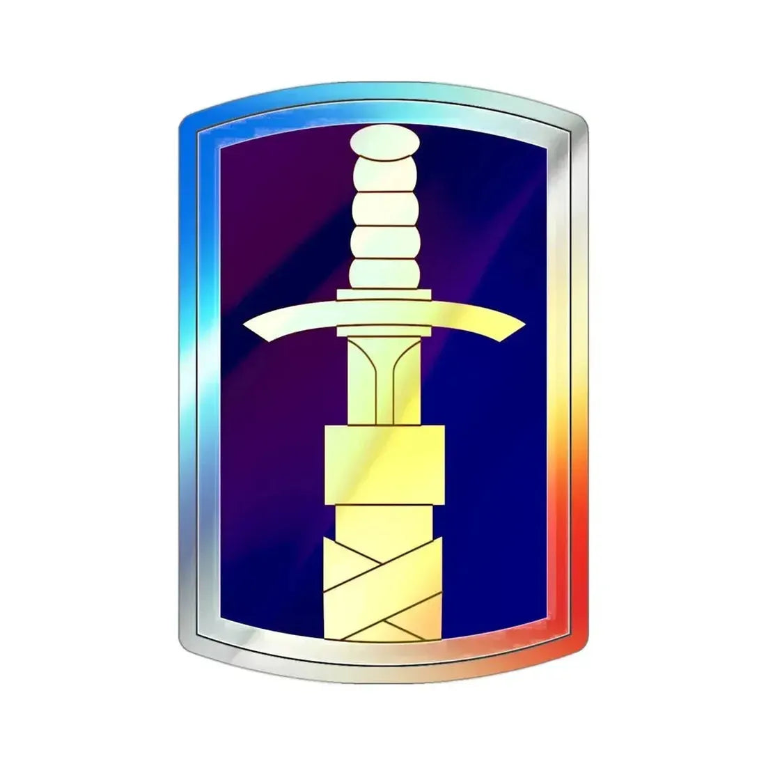 321 Civil Affairs Brigade (U.S. Army) Holographic STICKER Die-Cut Vinyl Decal - The Sticker Space