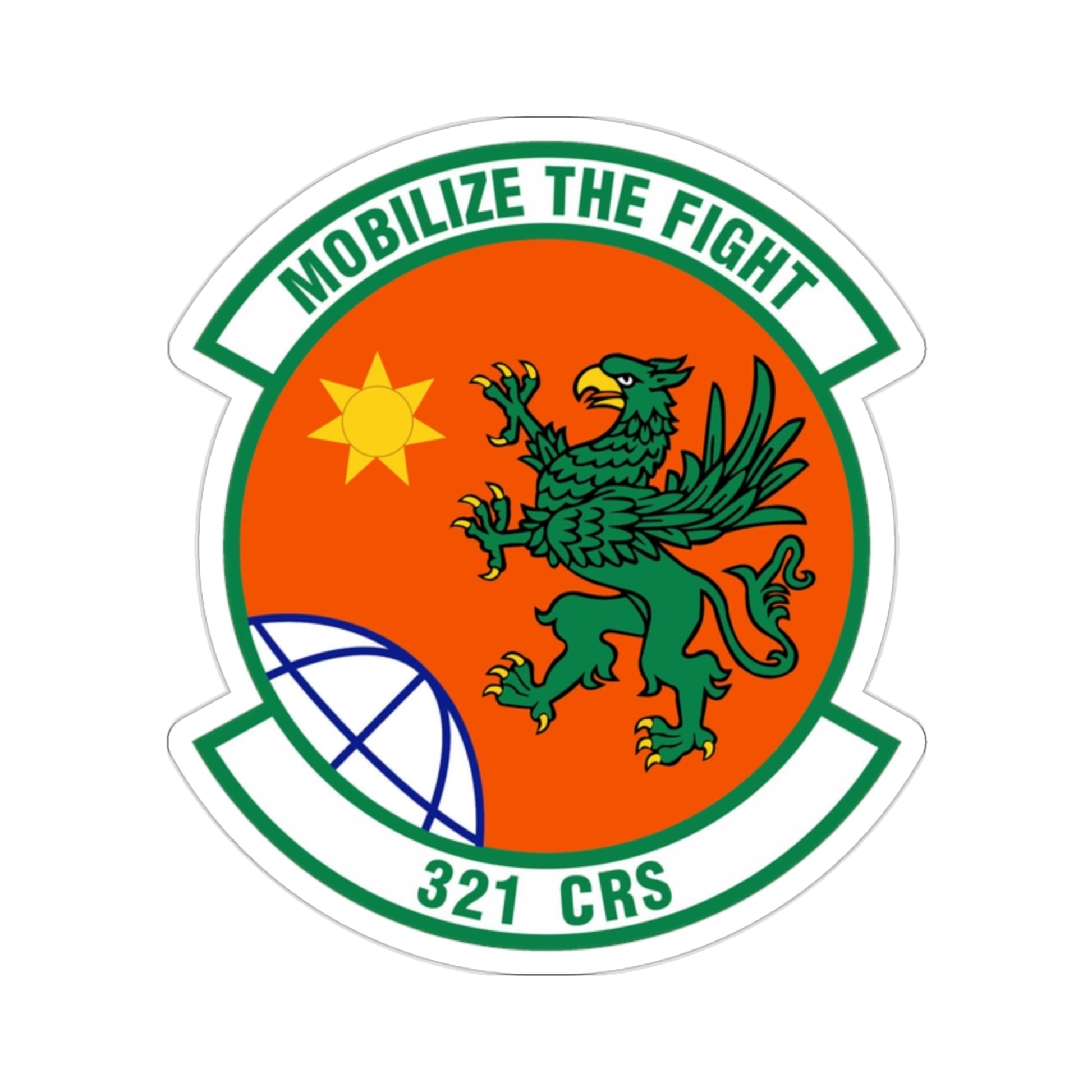 321 Contingency Response Squadron AMC (U.S. Air Force) STICKER Vinyl Die-Cut Decal-2 Inch-The Sticker Space