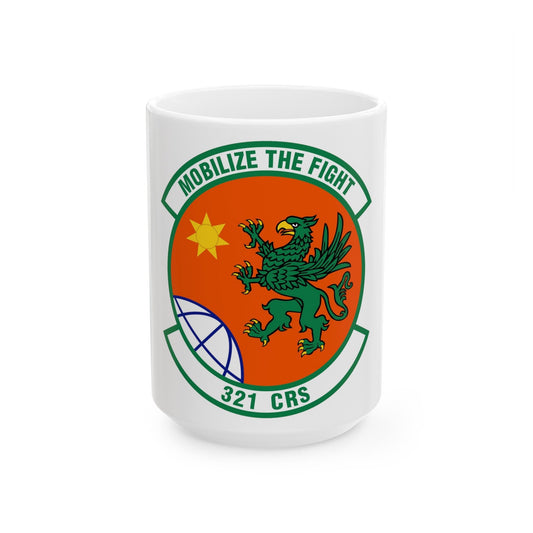 321 Contingency Response Squadron AMC (U.S. Air Force) White Coffee Mug-15oz-The Sticker Space