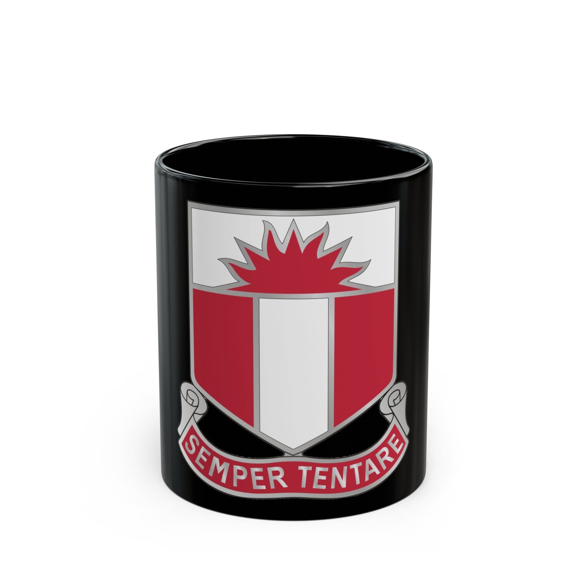 321 Engineer Battalion (U.S. Army) Black Coffee Mug-11oz-The Sticker Space