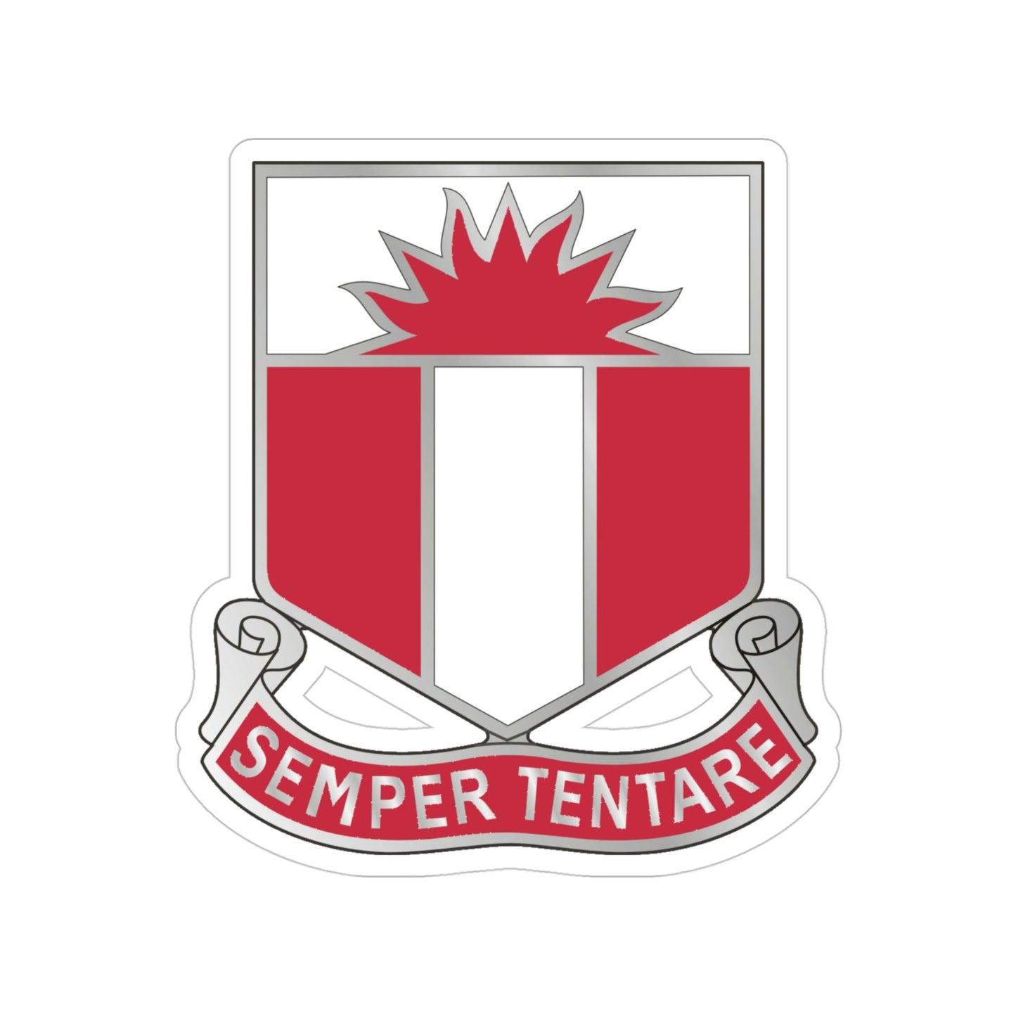 321 Engineer Battalion (U.S. Army) Transparent STICKER Die-Cut Vinyl Decal-4 Inch-The Sticker Space