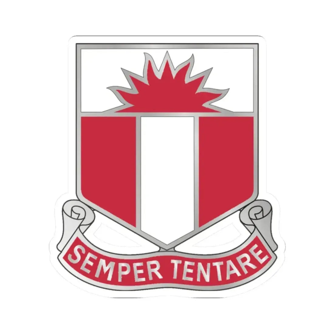 321 Engineer Battalion (U.S. Army) STICKER Vinyl Kiss-Cut Decal 2 Inch White - The Sticker Space