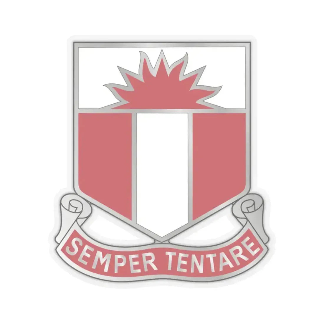 321 Engineer Battalion (U.S. Army) STICKER Vinyl Kiss-Cut Decal 4 Inch Transparent - The Sticker Space