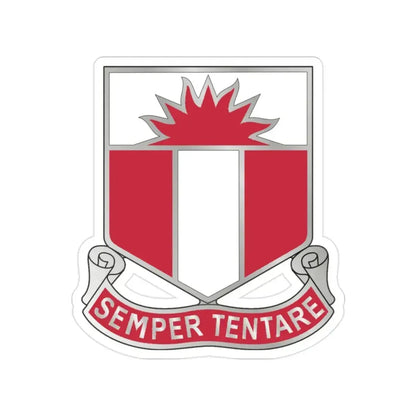 321 Engineer Battalion (U.S. Army) Transparent STICKER Die-Cut Vinyl Decal - The Sticker Space