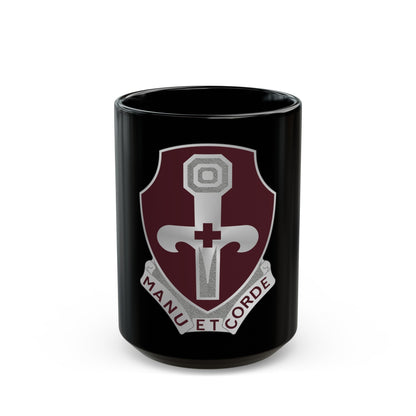 321 Medical Battalion (U.S. Army) Black Coffee Mug-15oz-The Sticker Space