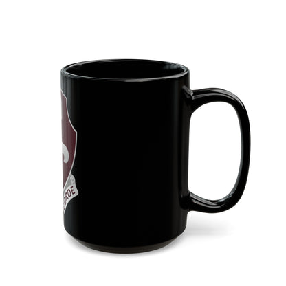 321 Medical Battalion (U.S. Army) Black Coffee Mug-The Sticker Space