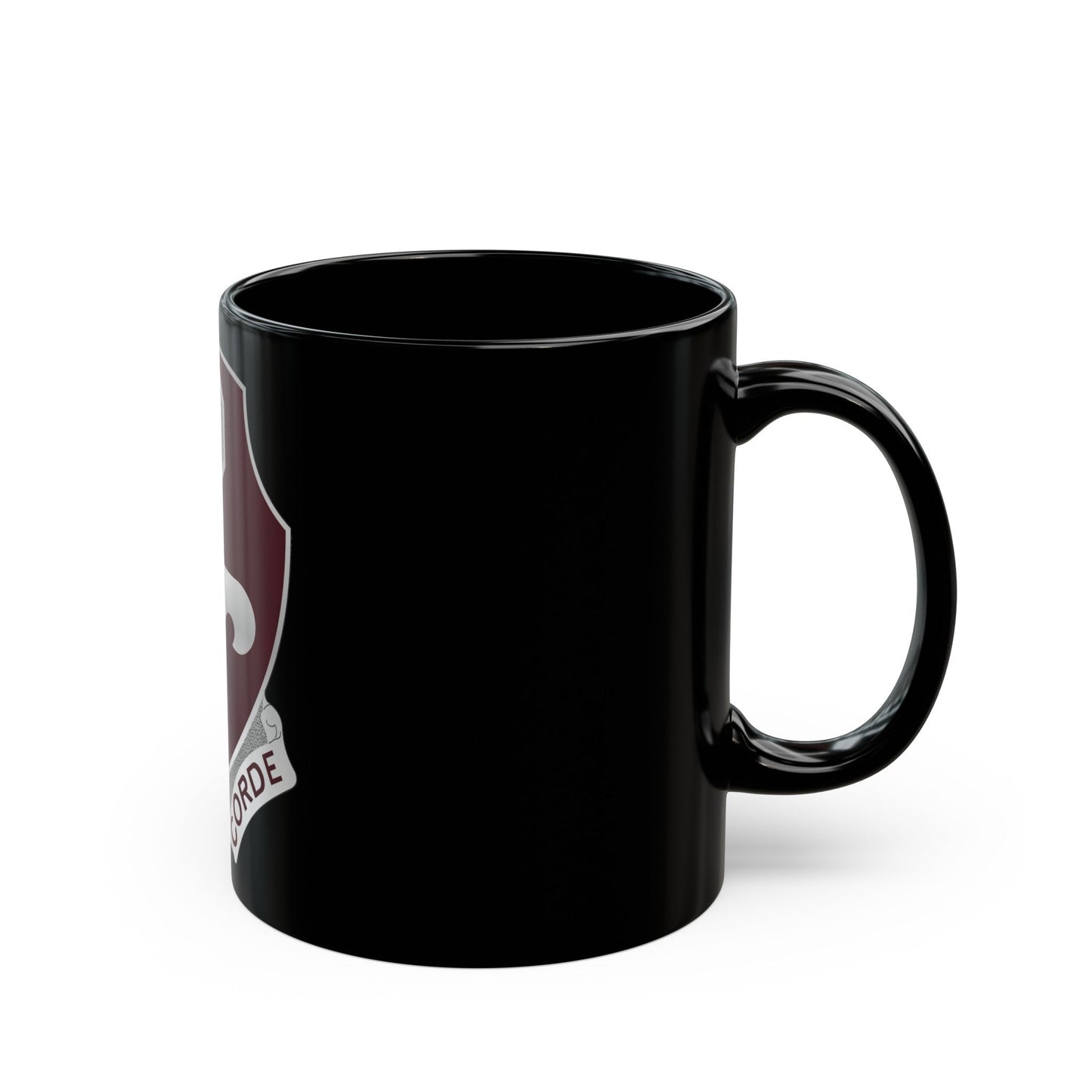 321 Medical Battalion (U.S. Army) Black Coffee Mug-The Sticker Space