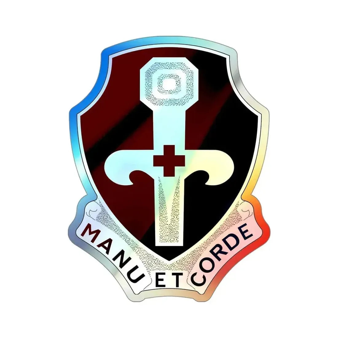 321 Medical Battalion (U.S. Army) Holographic STICKER Die-Cut Vinyl Decal - The Sticker Space