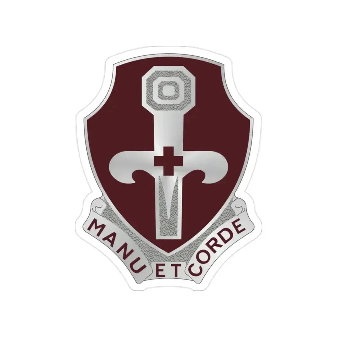 321 Medical Battalion (U.S. Army) Transparent STICKER Die-Cut Vinyl Decal 2 Inch - The Sticker Space