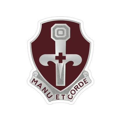 321 Medical Battalion (U.S. Army) Transparent STICKER Die-Cut Vinyl Decal 4 Inch - The Sticker Space