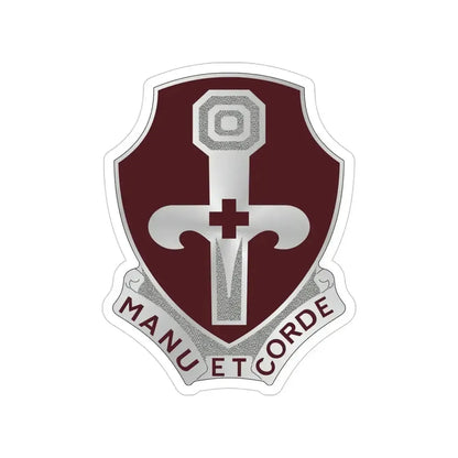 321 Medical Battalion (U.S. Army) Transparent STICKER Die-Cut Vinyl Decal 5 Inch - The Sticker Space