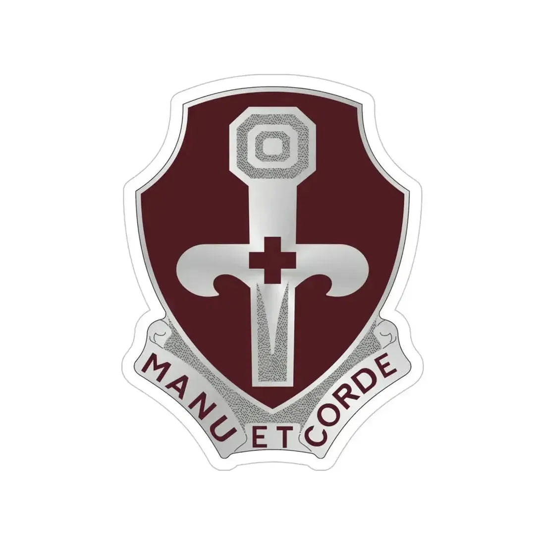 321 Medical Battalion (U.S. Army) Transparent STICKER Die-Cut Vinyl Decal 6 Inch - The Sticker Space