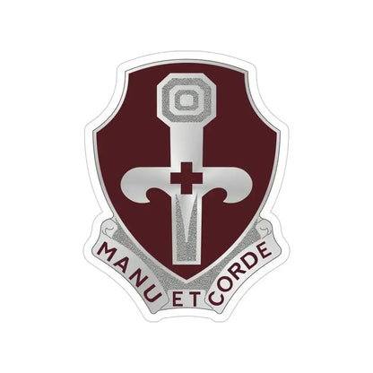321 Medical Battalion (U.S. Army) Transparent STICKER Die-Cut Vinyl Decal 6 Inch - The Sticker Space