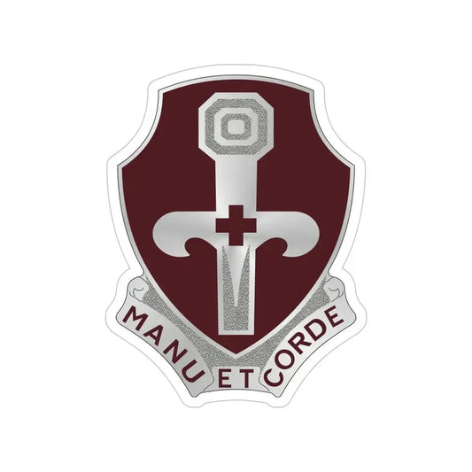 321 Medical Battalion (U.S. Army) Transparent STICKER Die-Cut Vinyl Decal 6 Inch - The Sticker Space