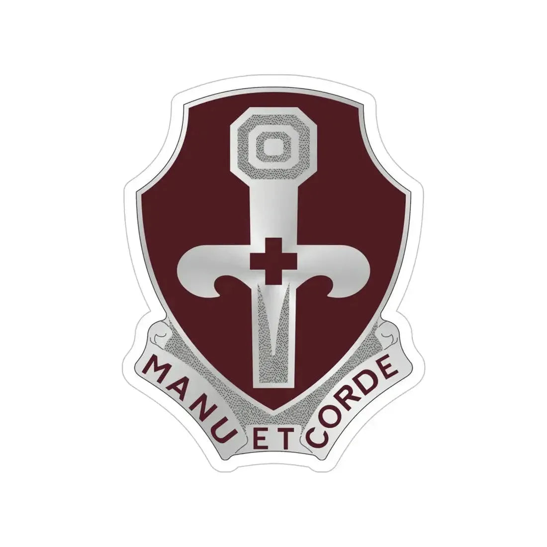 321 Medical Battalion (U.S. Army) Transparent STICKER Die-Cut Vinyl Decal - The Sticker Space