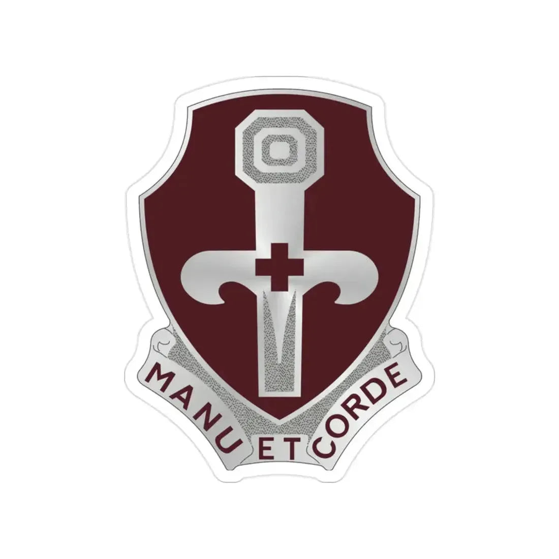 321 Medical Battalion (U.S. Army) Transparent STICKER Die-Cut Vinyl Decal - The Sticker Space