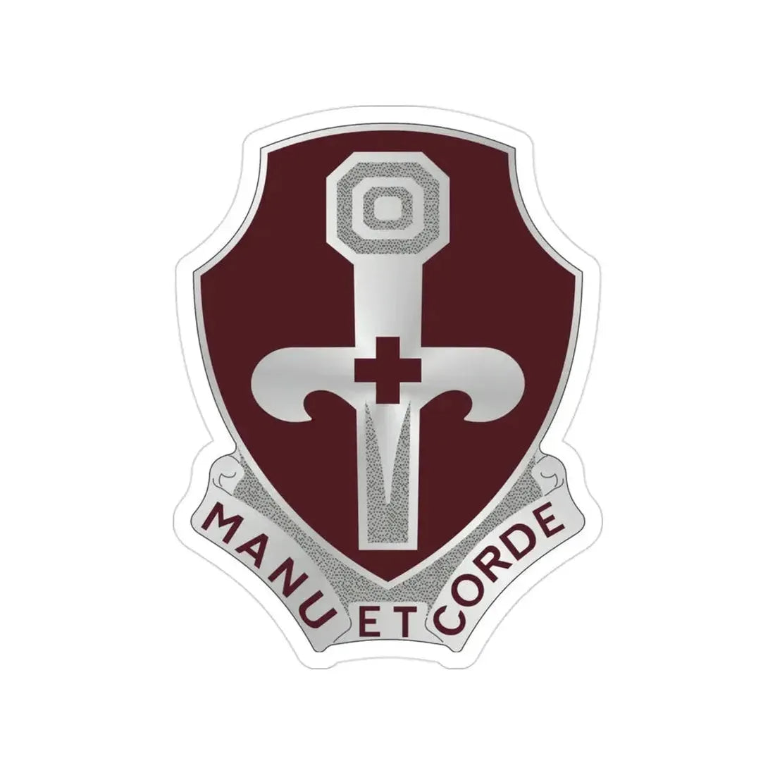 321 Medical Battalion (U.S. Army) Transparent STICKER Die-Cut Vinyl Decal - The Sticker Space