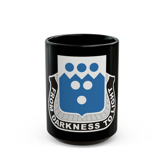 321 Military Intelligence Battalion (U.S. Army) Black Coffee Mug-15oz-The Sticker Space