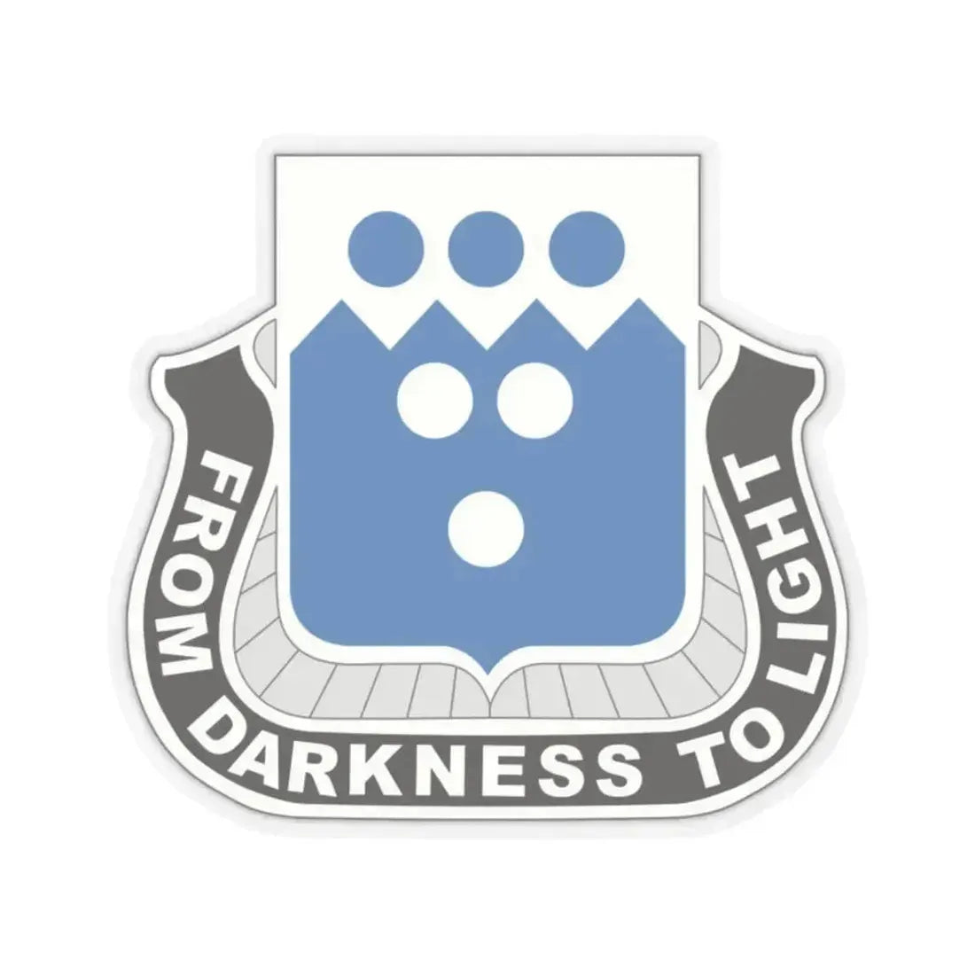 321 Military Intelligence Battalion (U.S. Army) STICKER Vinyl Kiss-Cut Decal 2 Inch Transparent - The Sticker Space