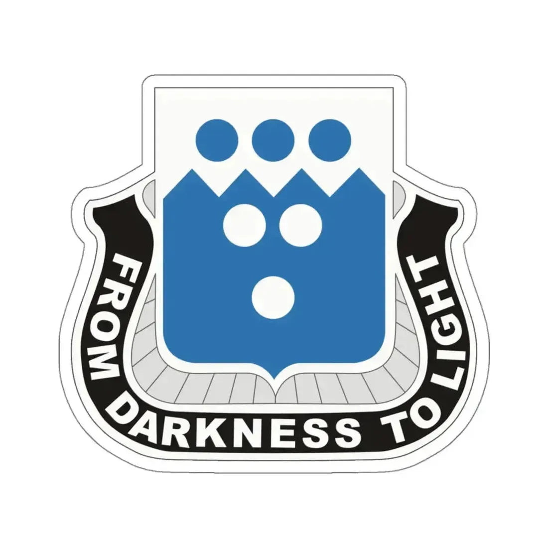 321 Military Intelligence Battalion (U.S. Army) STICKER Vinyl Kiss-Cut Decal 4 Inch White - The Sticker Space