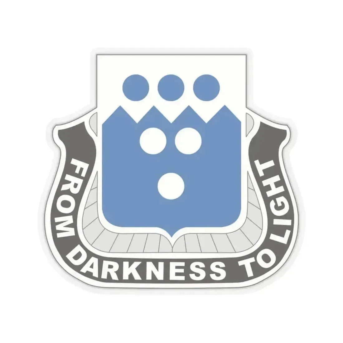 321 Military Intelligence Battalion (U.S. Army) STICKER Vinyl Kiss-Cut Decal 6 Inch Transparent - The Sticker Space