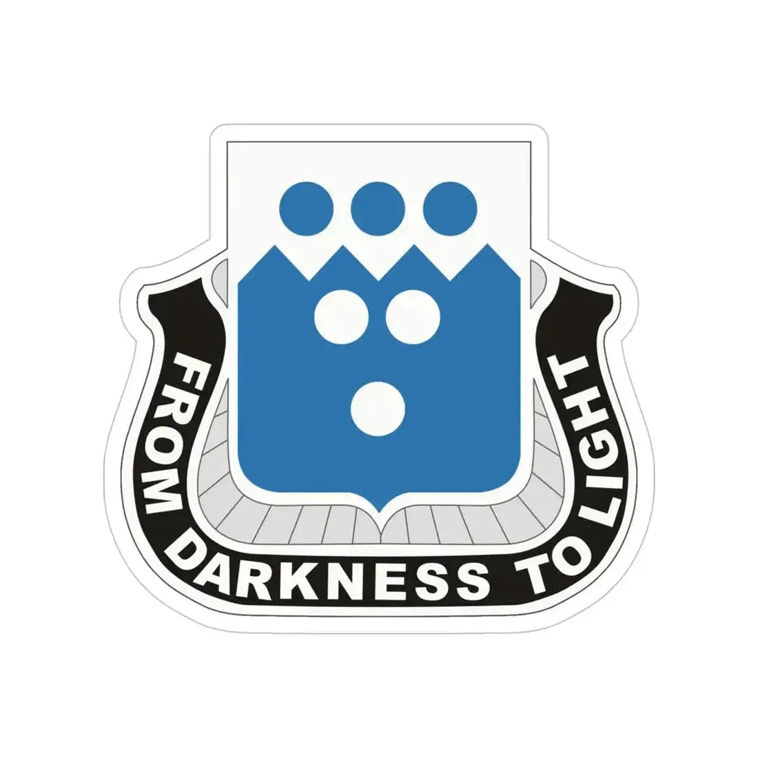 321 Military Intelligence Battalion (U.S. Army) Transparent STICKER Die-Cut Vinyl Decal 5 Inch - The Sticker Space