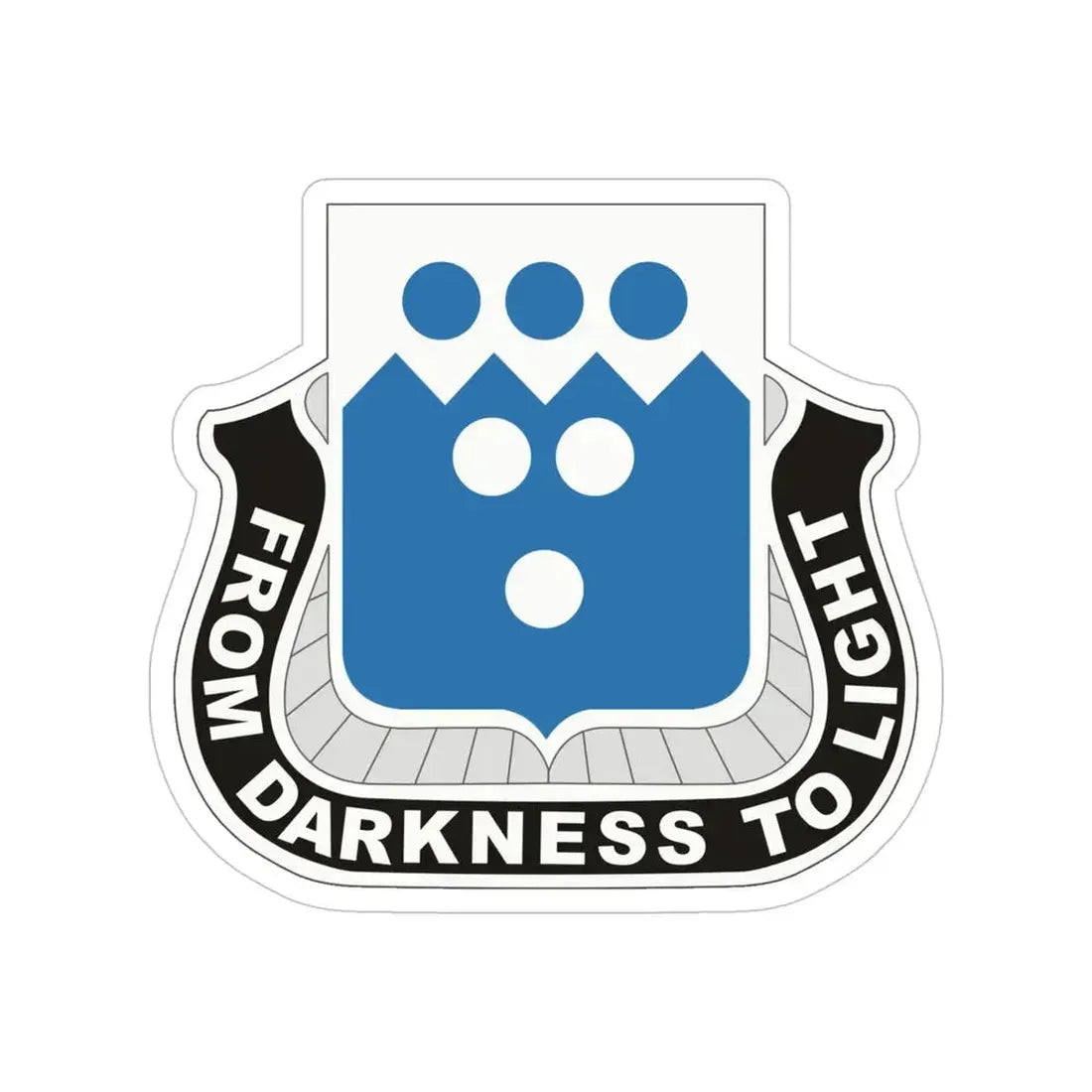 321 Military Intelligence Battalion (U.S. Army) Transparent STICKER Die-Cut Vinyl Decal 5 Inch - The Sticker Space