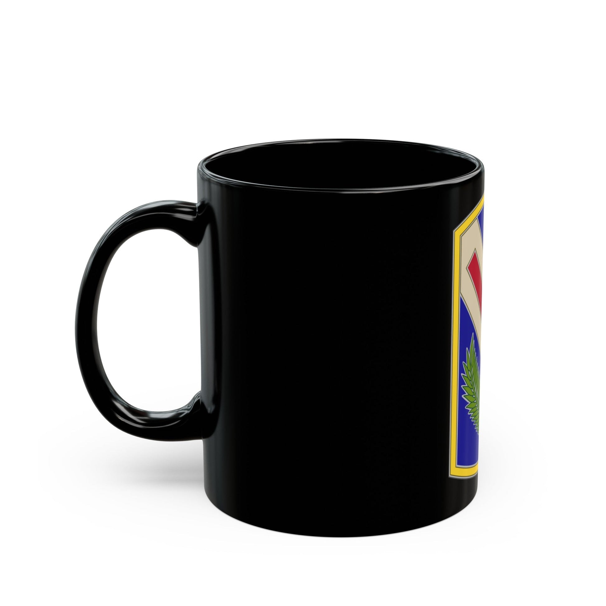 321 Sustainment Brigade (U.S. Army) Black Coffee Mug-The Sticker Space