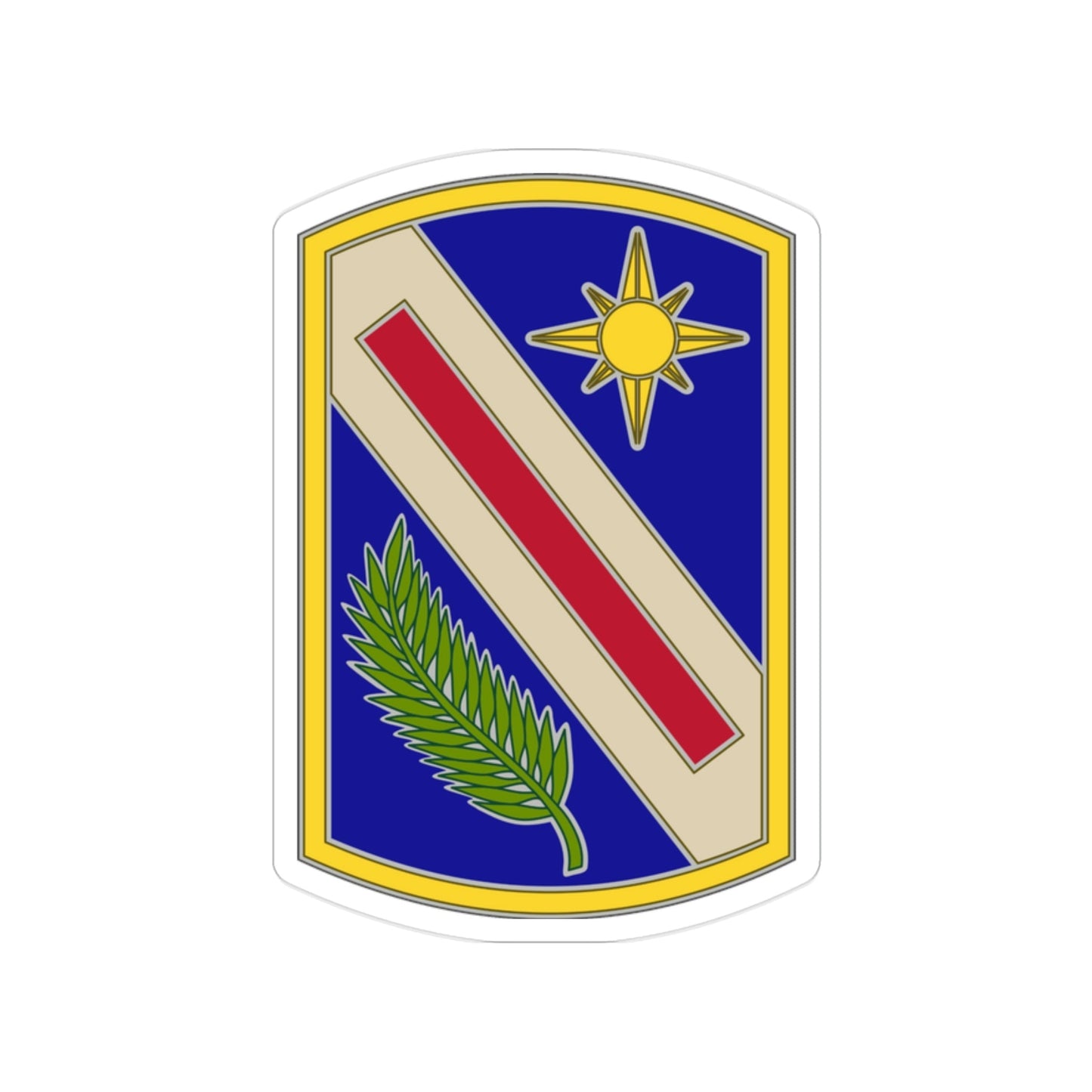 321 Sustainment Brigade (U.S. Army) Transparent STICKER Die-Cut Vinyl Decal-2 Inch-The Sticker Space