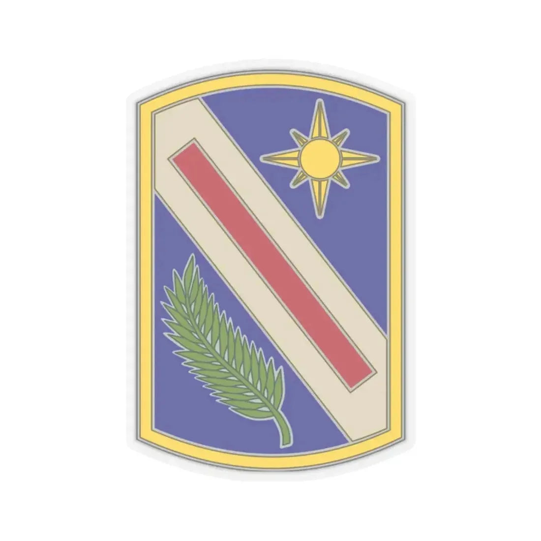 321 Sustainment Brigade (U.S. Army) STICKER Vinyl Kiss-Cut Decal 2 Inch Transparent - The Sticker Space