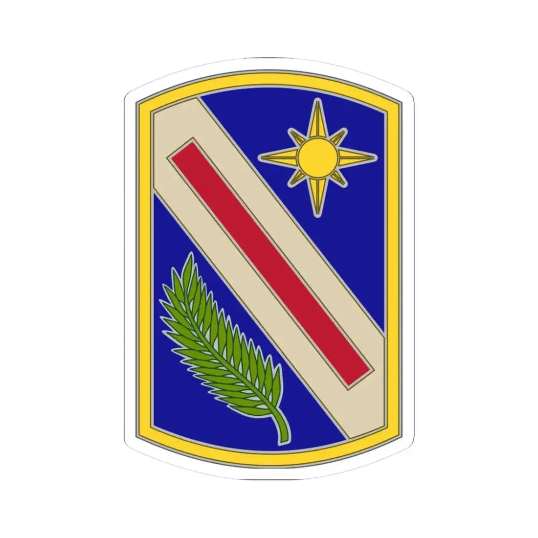 321 Sustainment Brigade (U.S. Army) STICKER Vinyl Kiss-Cut Decal 3 Inch White - The Sticker Space