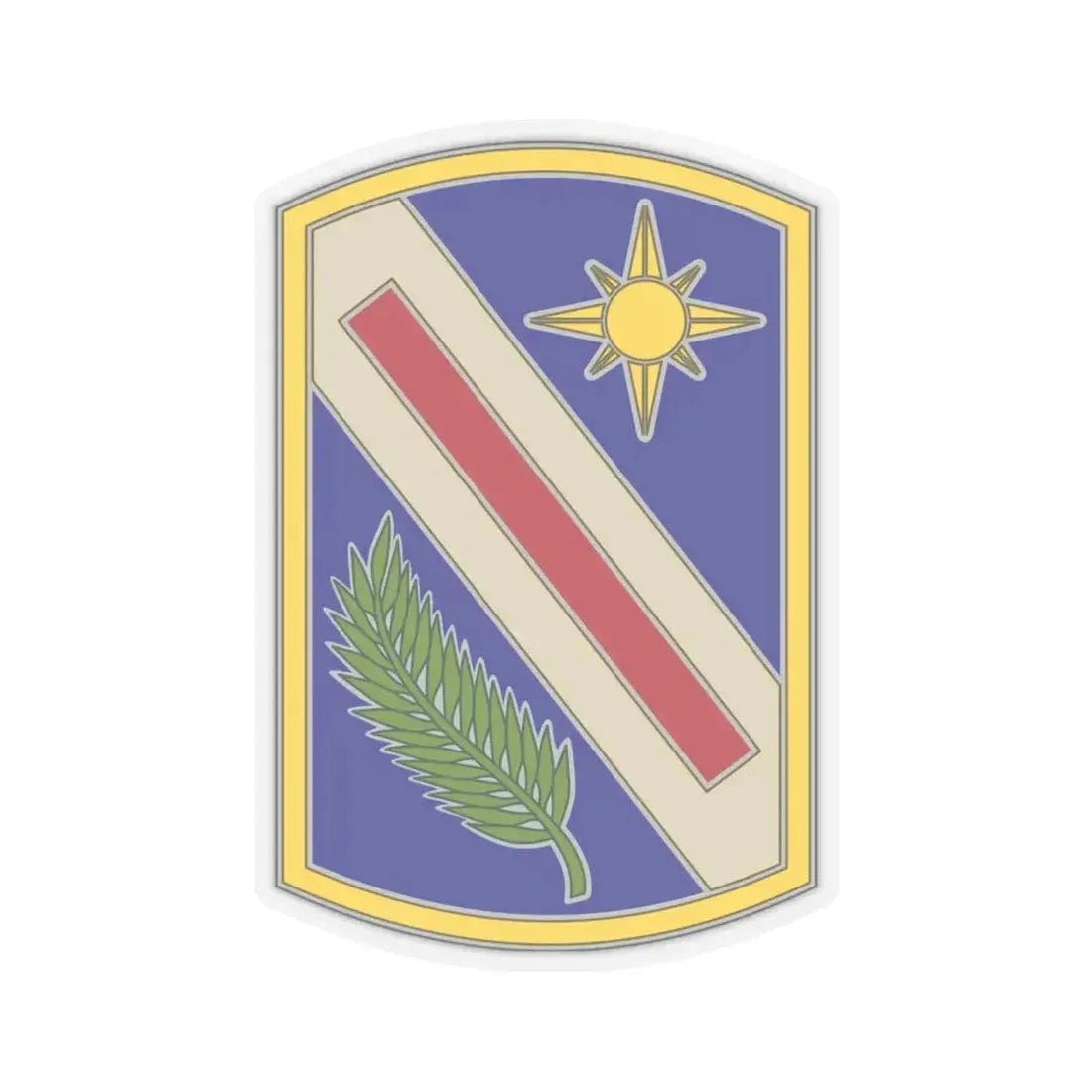 321 Sustainment Brigade (U.S. Army) STICKER Vinyl Kiss-Cut Decal 4 Inch Transparent - The Sticker Space