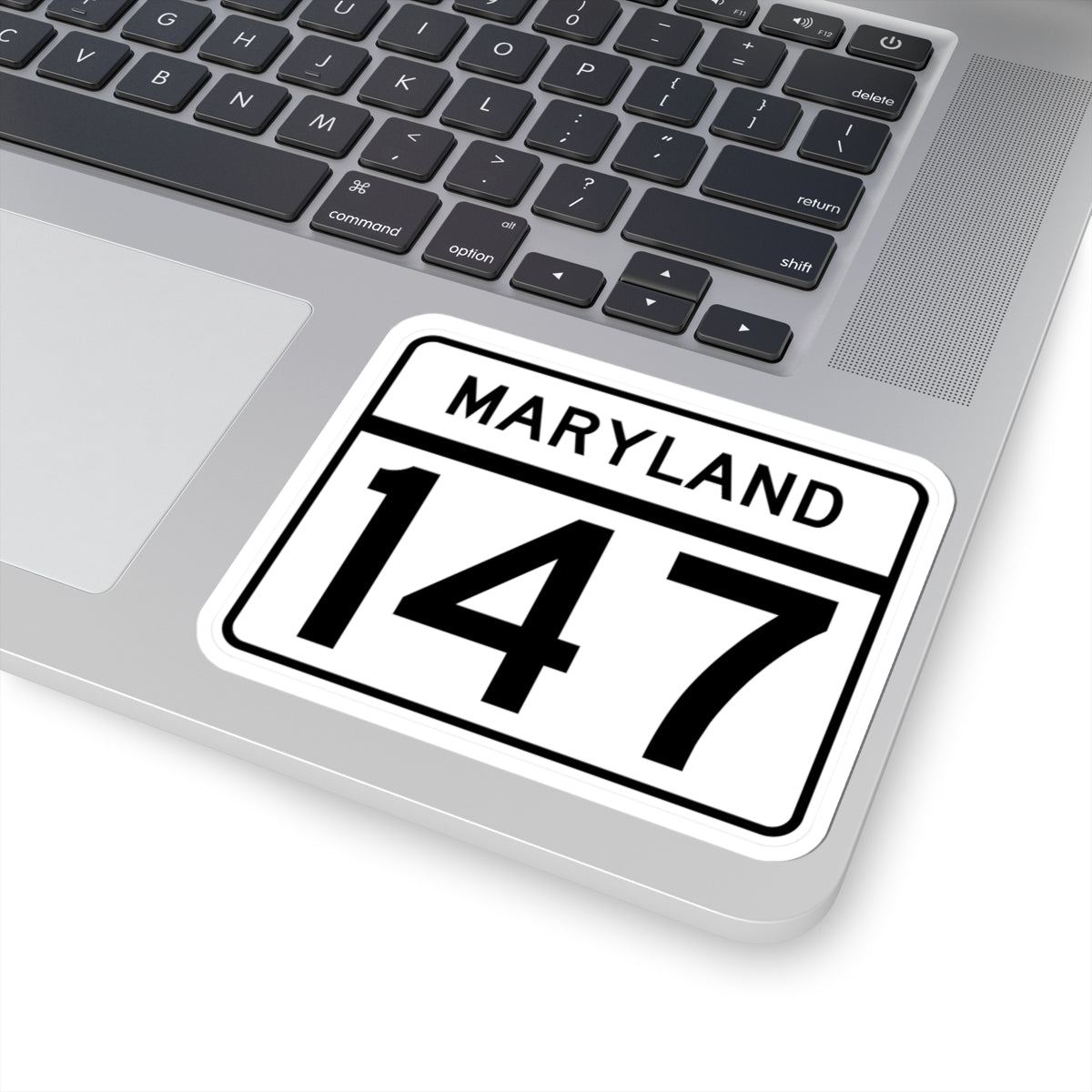 MD Route 147 (Maryland) (Road Sign) STICKER Vinyl Kiss-Cut Decal