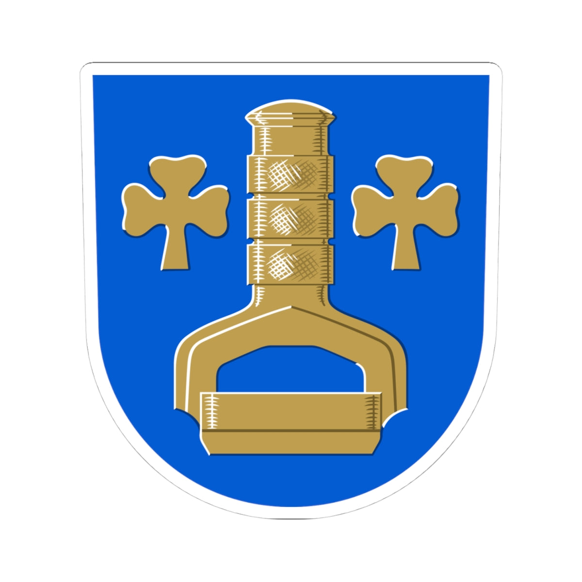 Äetsä.vaakuna (Finland) (Coat of Arms) STICKER Vinyl Kiss-Cut Decal