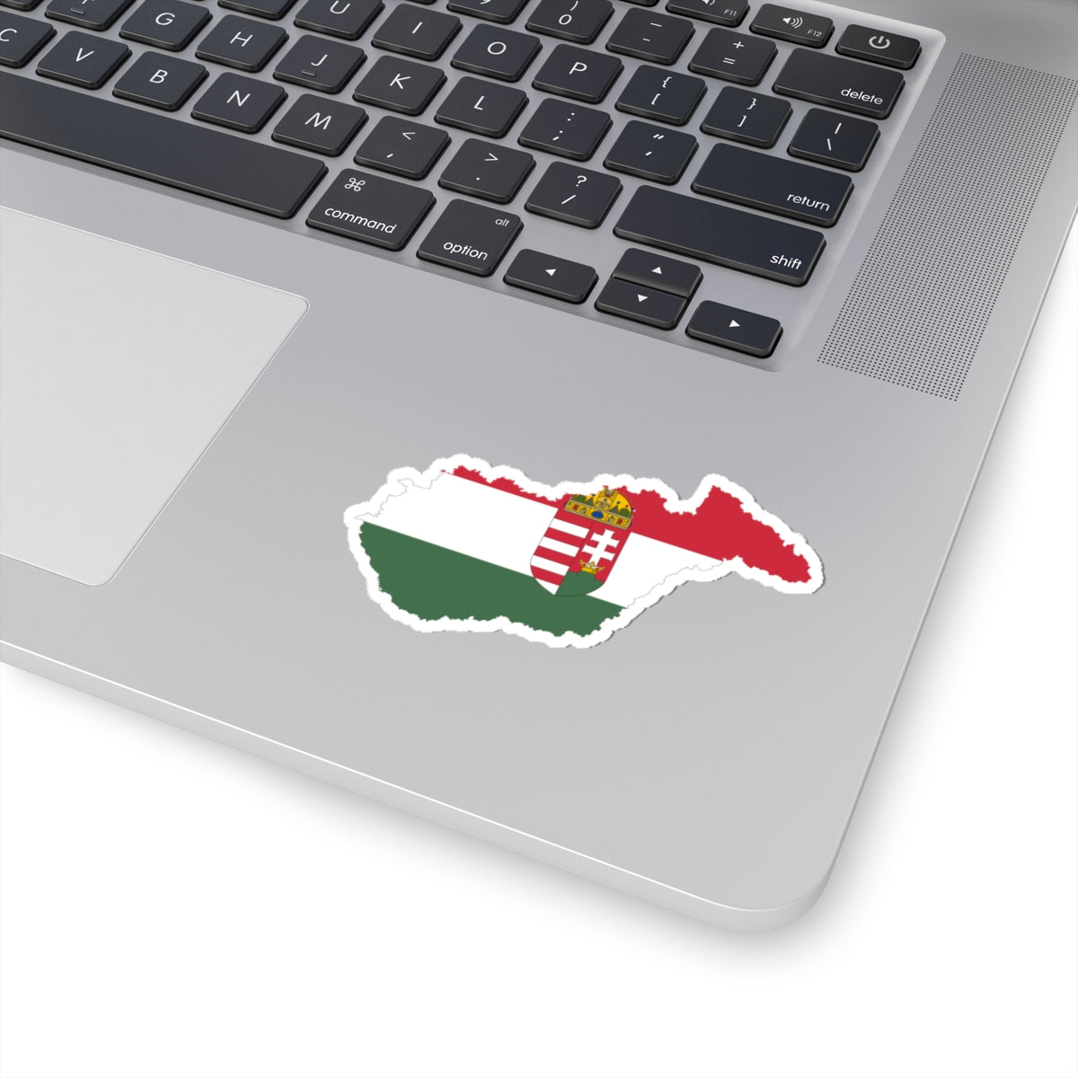 Flag-map of Hungary 1939-1940 (Hungary) STICKER Vinyl Kiss-Cut Decal