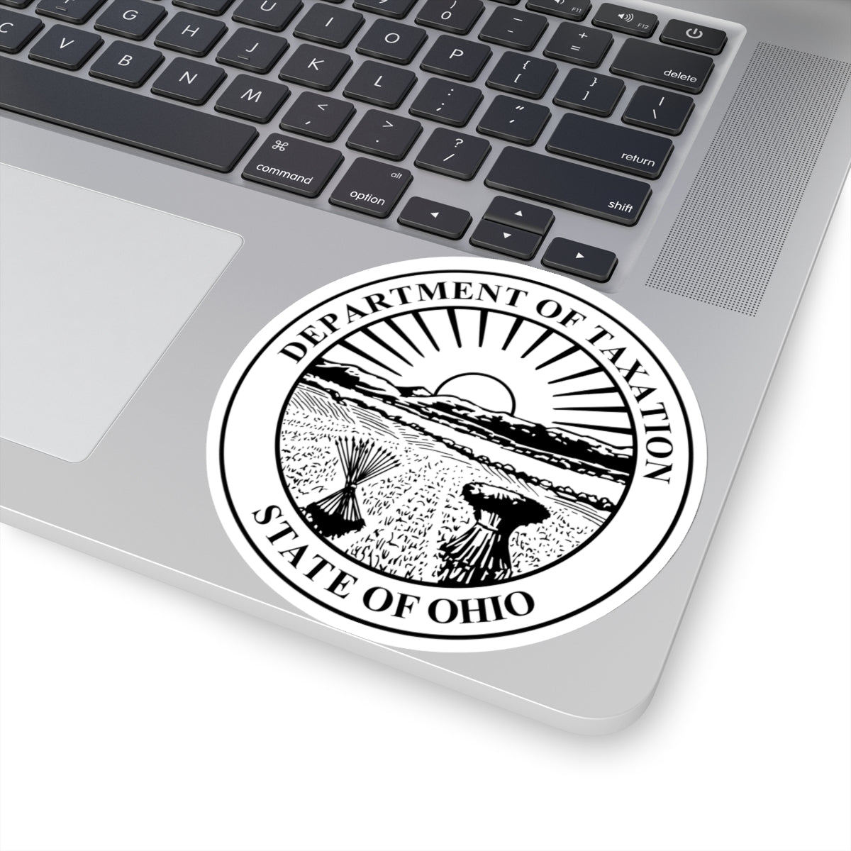 Seal of the Ohio Department of Taxation - STICKER Vinyl Kiss-Cut Decal