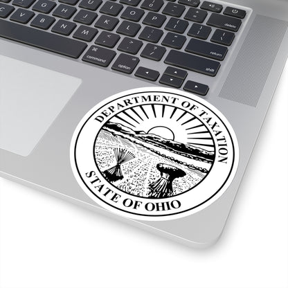 Seal of the Ohio Department of Taxation - STICKER Vinyl Kiss-Cut Decal