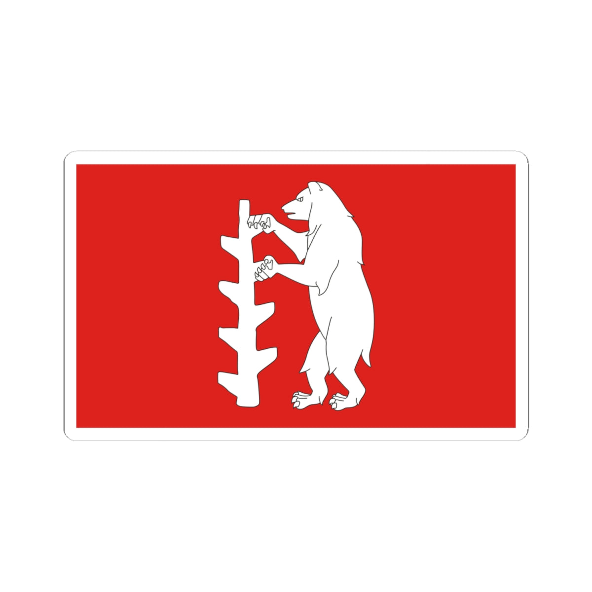 Flag of Warwickshire (England) STICKER Vinyl Kiss-Cut Decal