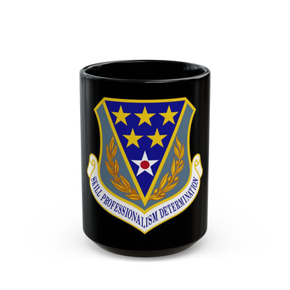 321st Air Expeditionary Wing (U.S. Air Force) Black Coffee Mug-15oz-The Sticker Space