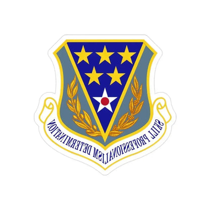 321st Air Expeditionary Wing (U.S. Air Force) REVERSE PRINT Transparent Die-Cut STICKER 2 Inch Die-Cut Transparent - The Sticker Space